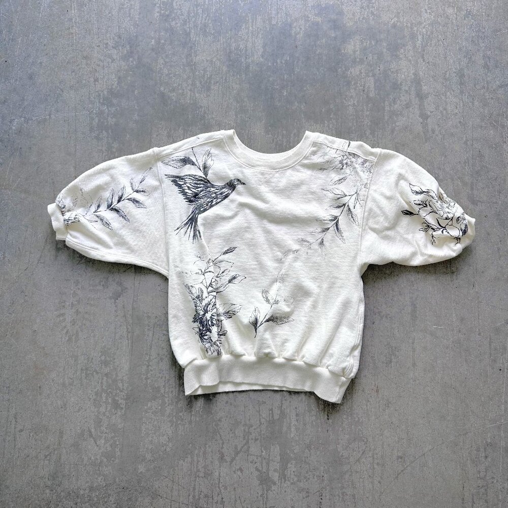 LIKE NEW! The Niki Bubble Sweatshirt by Pilcro, Women's XS - Picture 2 of 3